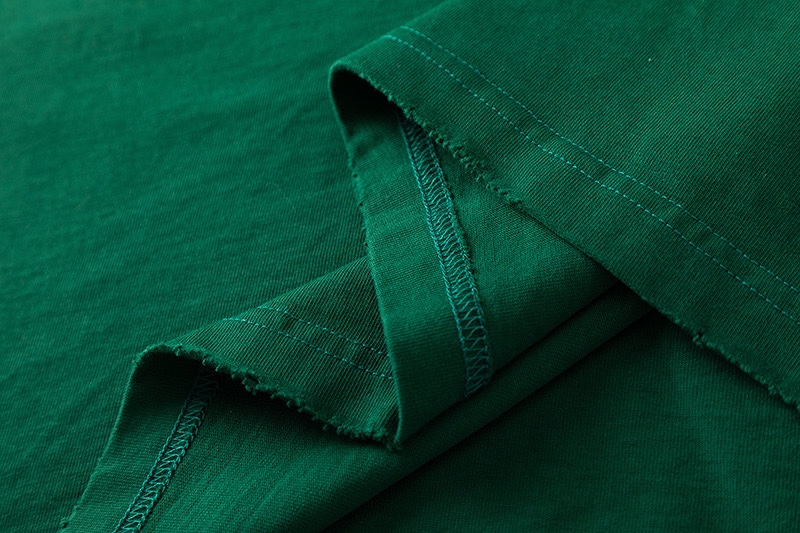 素敵な ヴェトモン tシャツ コーデ激安通販 純綿 トップス 短袖 シンプル 刺繍 ファッション グリーン_6