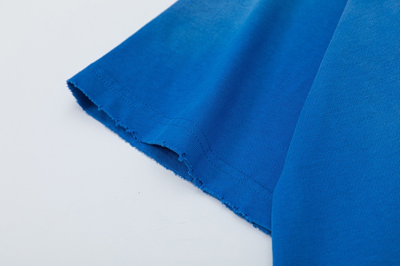 人気定番 ヴェトモンスウェットコピー 純綿 トップス 短袖 シンプル ファッション 3色可選 ブルー_8