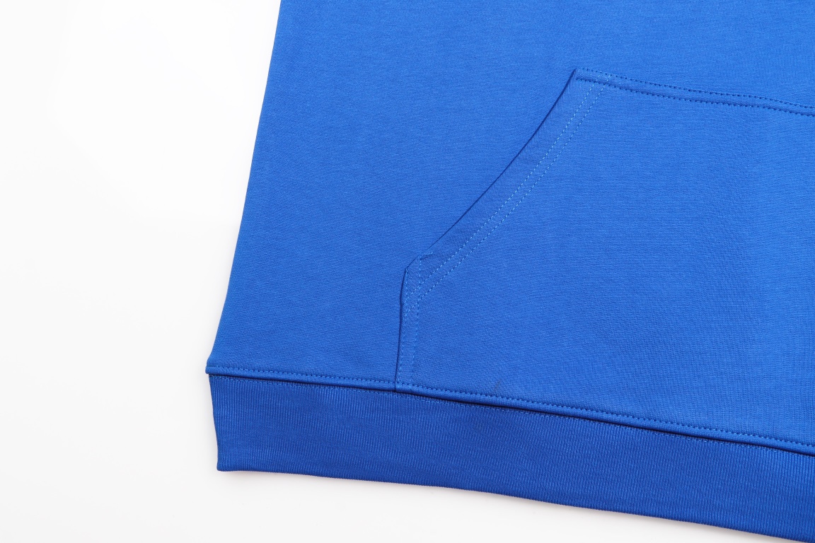 パーカー ヴェトモンスーパーコピー 純綿 フード付き トップス ゆたっり プリント 品質保証 シンプル 3色可選 ブルー_8
