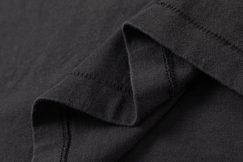 激安大特価最新作の セントマイケル スウェットコピー プリント 品質保証 純綿tシャツ トップス 短袖 ブラック_9
