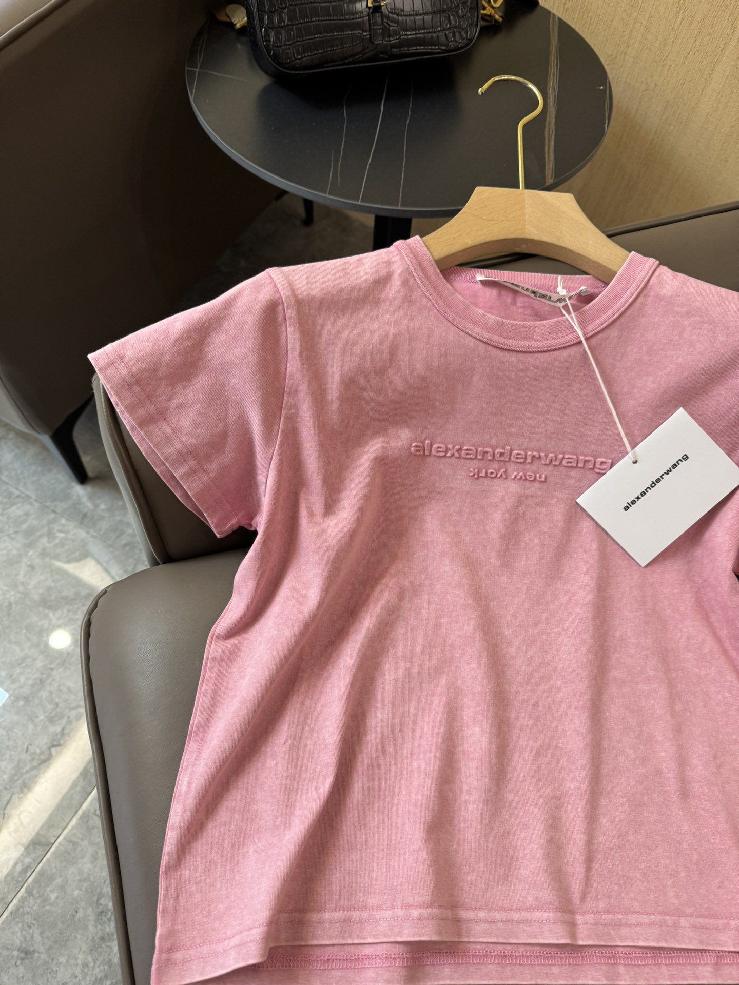 アレキサンダーワン tシャツコピー トップス 人気 Ｔシャツ プリント ファッション シンプル 純綿 日常 ピンク_5