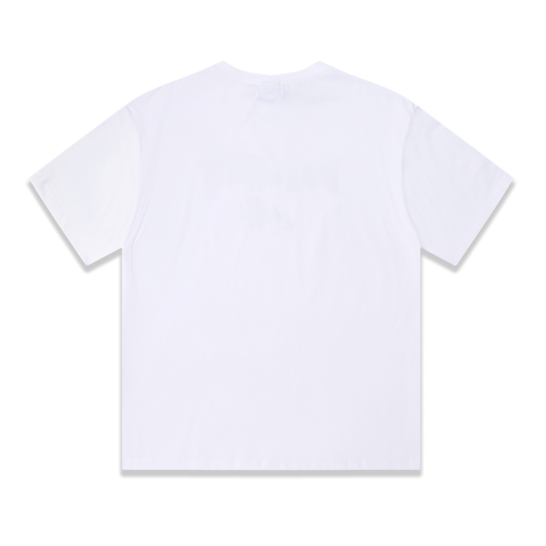 最安値人気 ヴェトモンスウェットｎ級品 純綿 トップス 短袖 ロゴプリント Tシャツ シンプル 限定品 2色可選_3