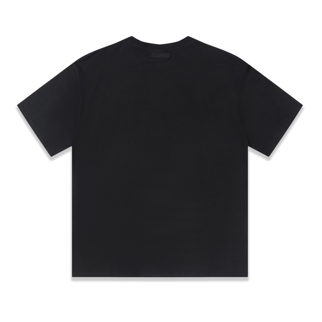 最安値人気 ヴェトモンスウェットｎ級品 純綿 トップス 短袖 ロゴプリント Tシャツ シンプル 限定品 2色可選_5