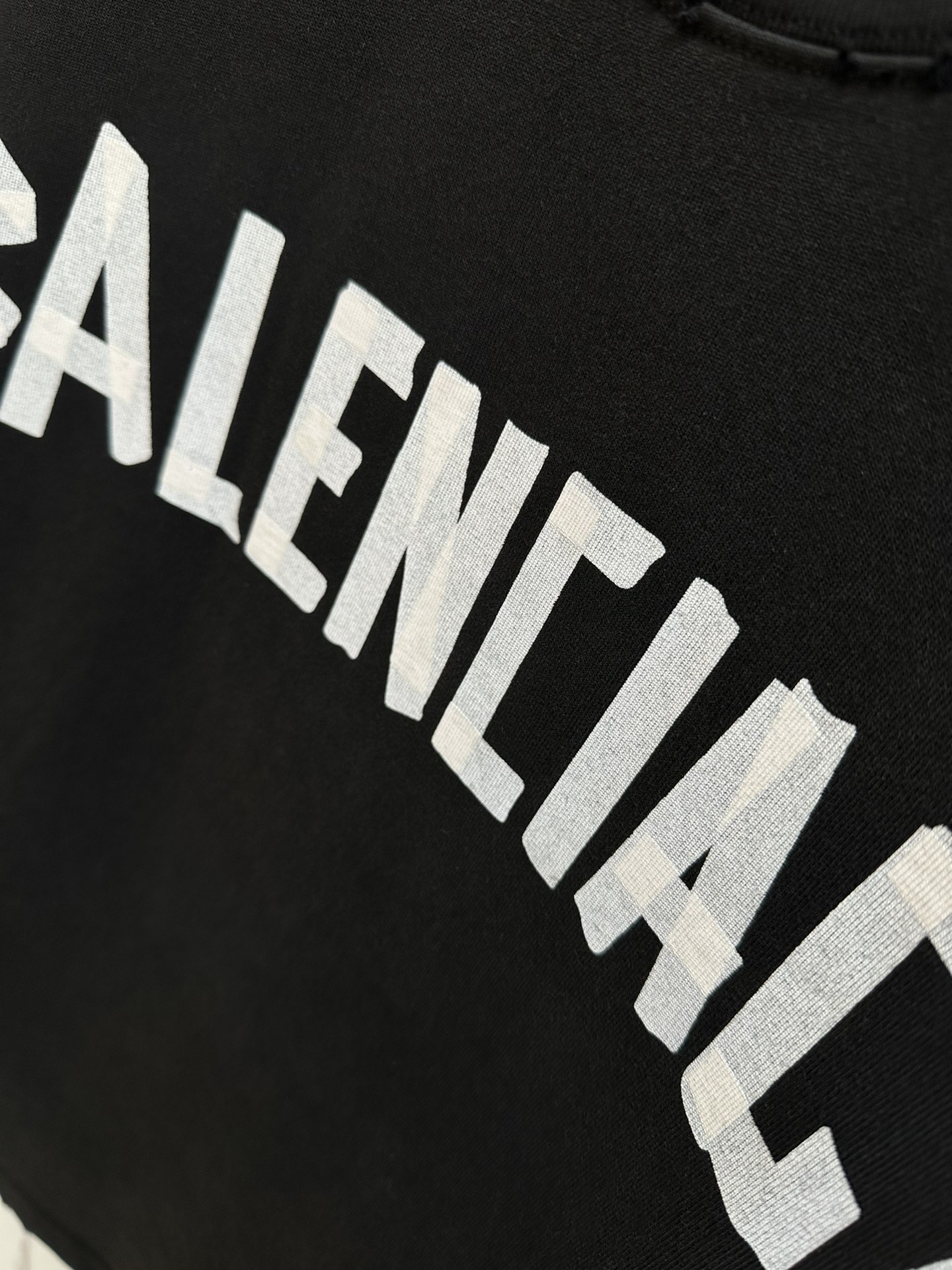 NEW夏の バレンシアガ 半袖tシャツコピー トップス 品質保証 プリント ゆったり 男女兼用 ファッション ブラック_4