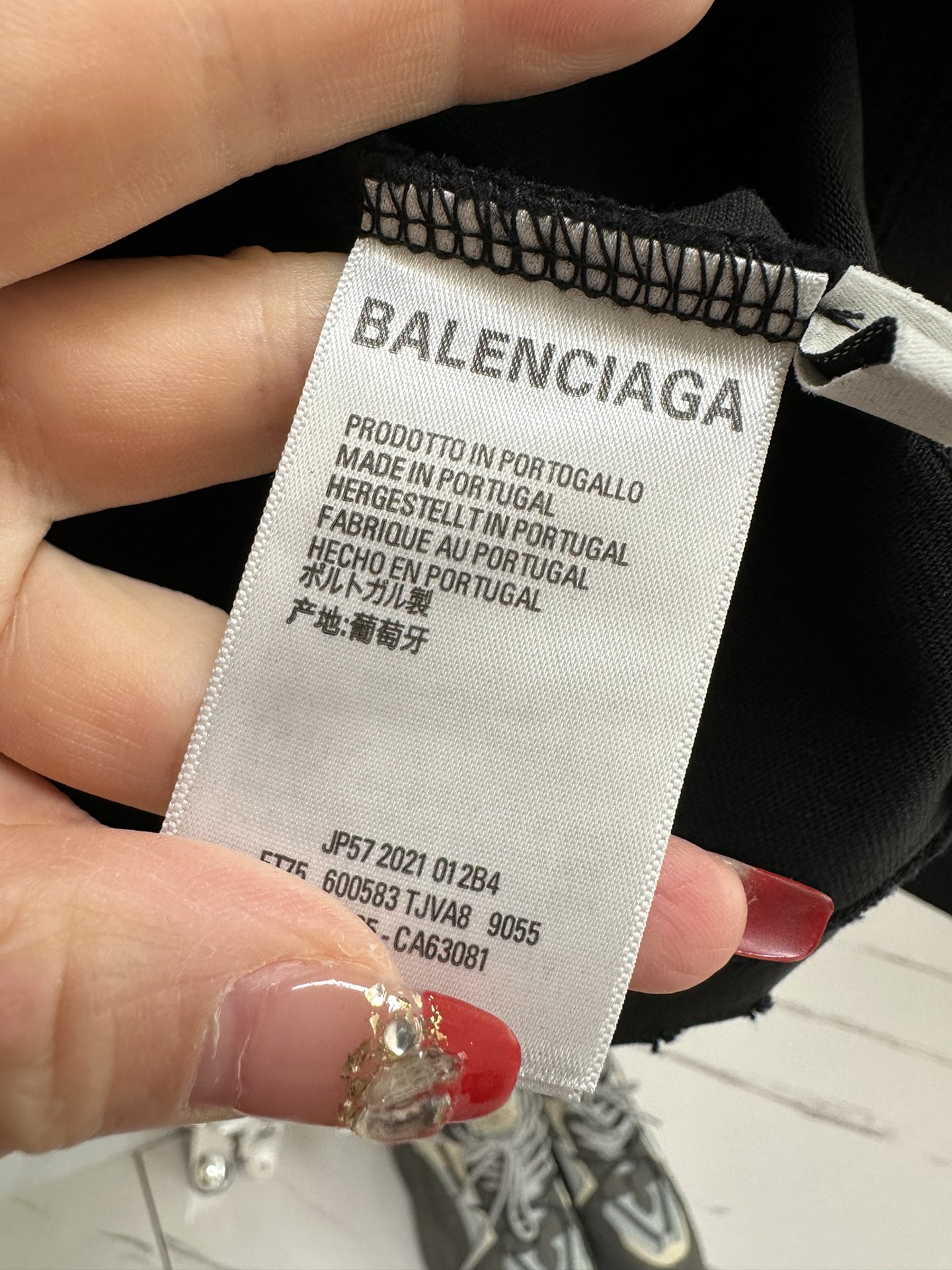 NEW夏の バレンシアガ 半袖tシャツコピー トップス 品質保証 プリント ゆったり 男女兼用 ファッション ブラック_7