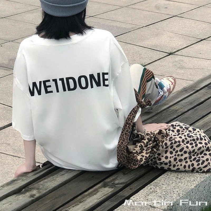 24年夏新款 ウェルダン 韓国ｎ級品 トップス 純綿Tシャツ ゆったり プリント ファッション 人気 ホワイト_6