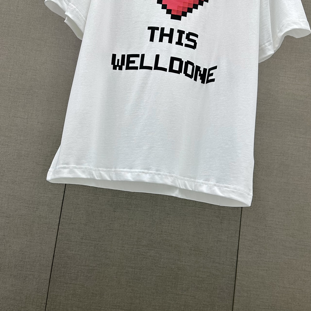 WE11DONE 大絶賛 ウエルダンの意味コピー 半袖 トップス tシャツ ハットプリント 純綿 品質保証 ホワイト_3
