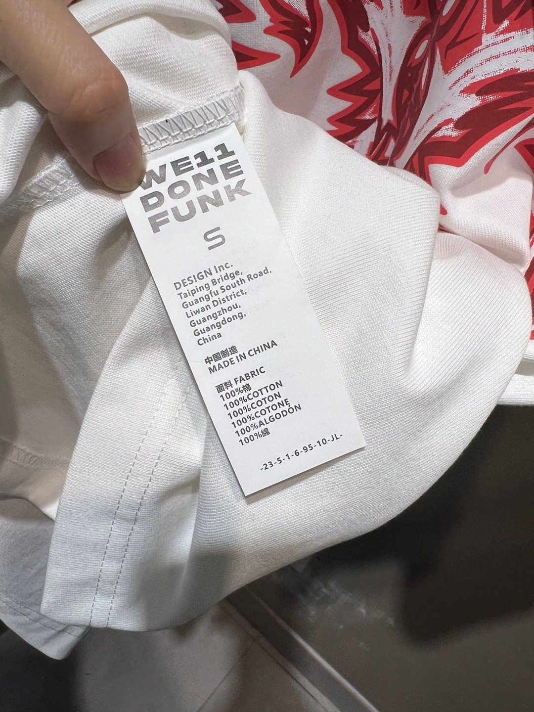 WE11DONE 限定セール低価 tシャツヘビーウェイトコピー 半袖 トップス 純綿 ファッション プリント 人気新作 2色可選_9