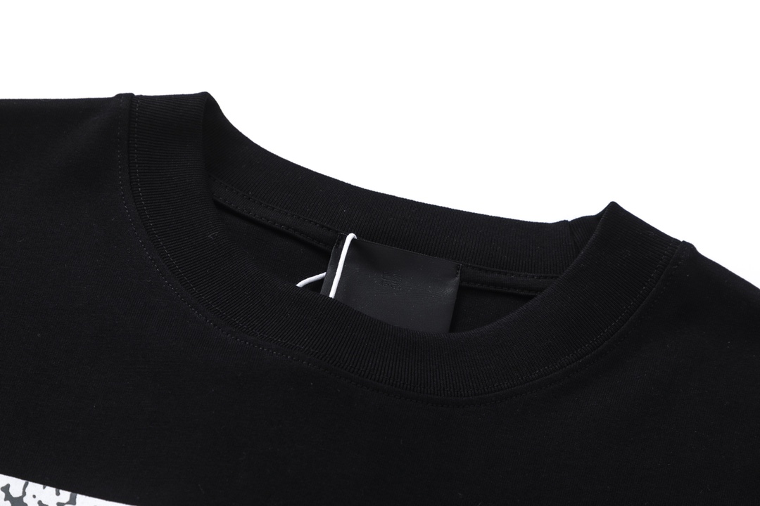 [新季度]ジバンシー絵スーパーコピー トップス tシャツ 短袖 プリント 日常服 純綿 通気性いい 快適 ブラック_3