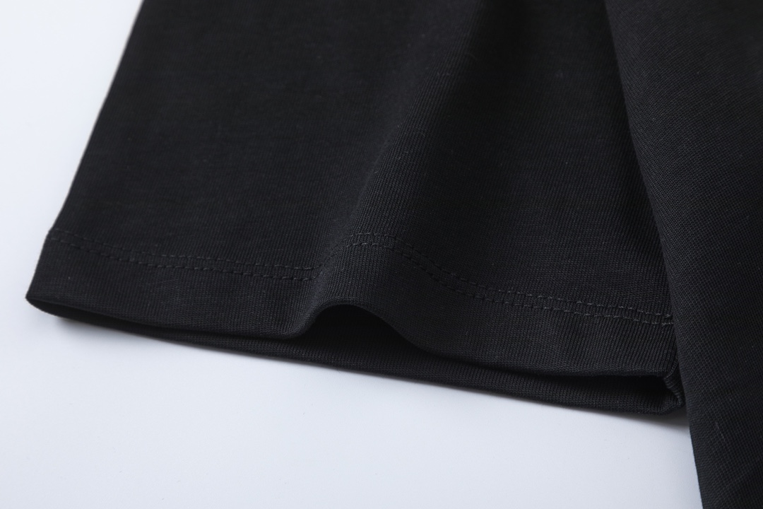 [新季度]ジバンシー絵スーパーコピー トップス tシャツ 短袖 プリント 日常服 純綿 通気性いい 快適 ブラック_8