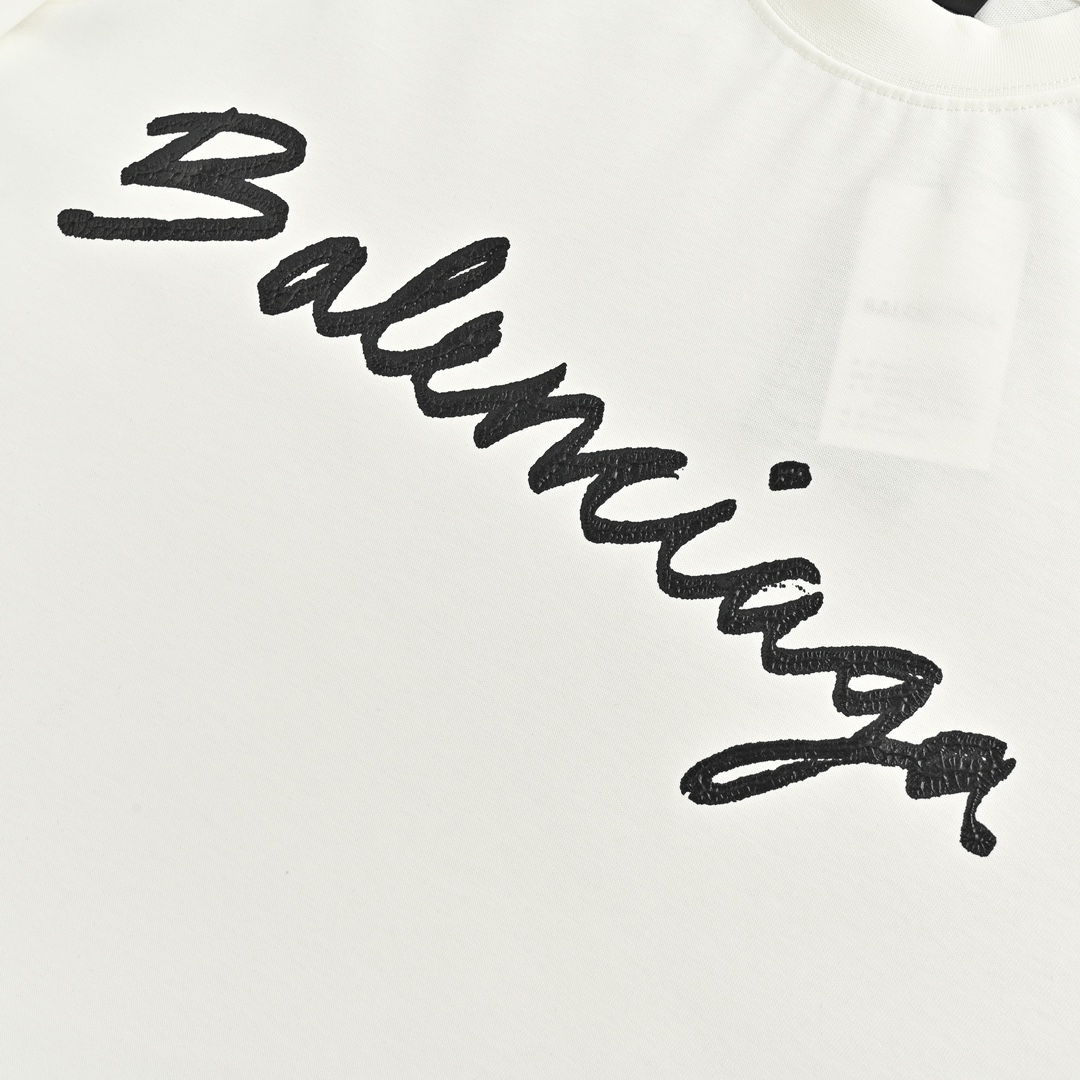 バレンシアガ 激安通販 コピー 半袖 Tシャツ コットン ホワイト 柔らかい 花柄_4