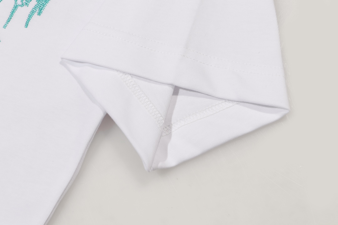 メンズ クロムハーツtシャツ 公式ｎ級品 トップス 純綿 十字架刺繍ロゴ 柔らかい ファッション 通気性いい シンプル ホワイト_5