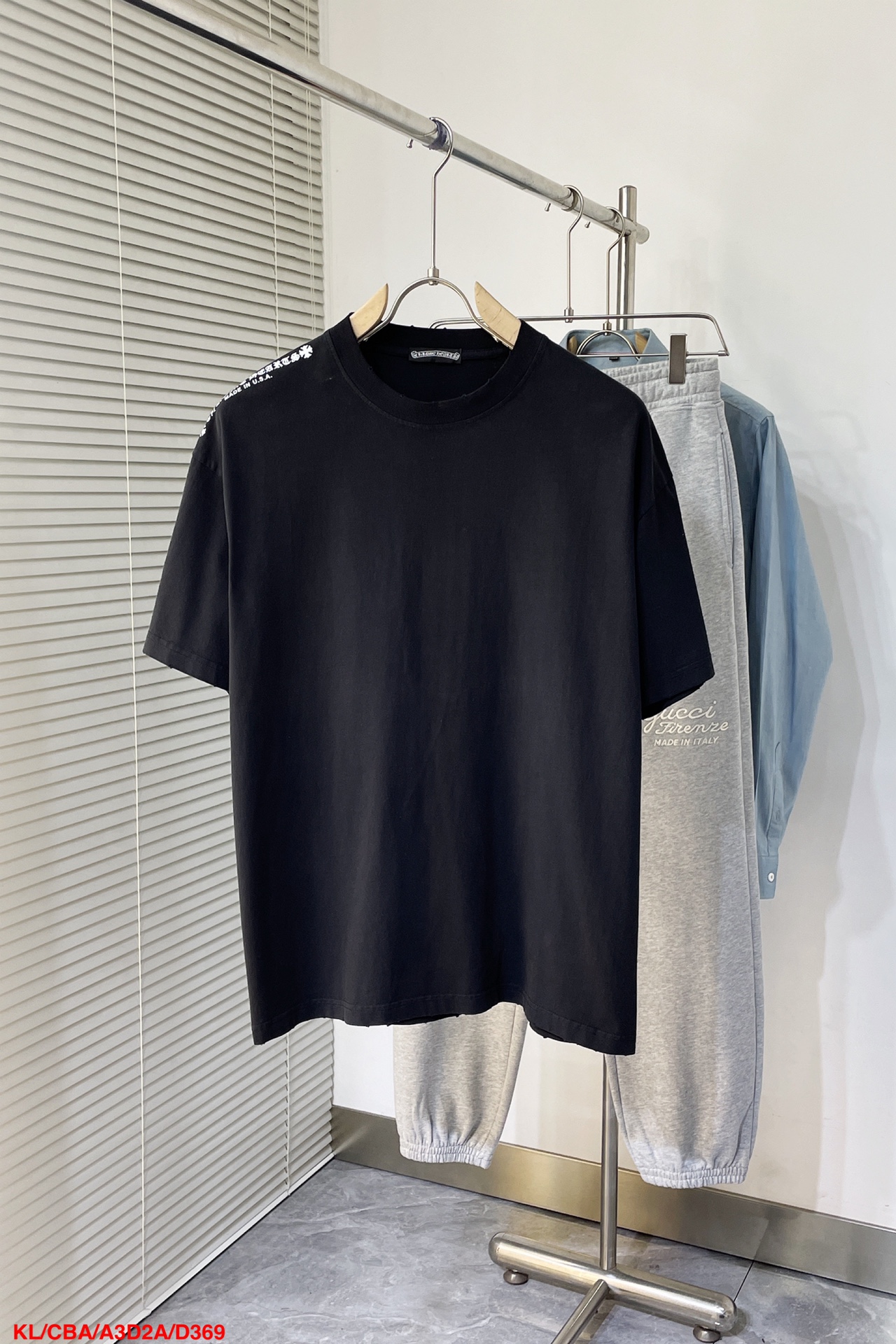 限定販売 クロムハーツtシャツ サイズ感スーパーコピー トップス 純綿 24新品 高級感 シンプル ブラック_1