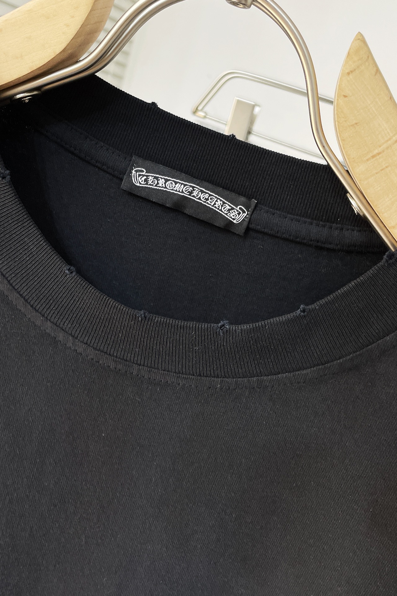 限定販売 クロムハーツtシャツ サイズ感スーパーコピー トップス 純綿 24新品 高級感 シンプル ブラック_4