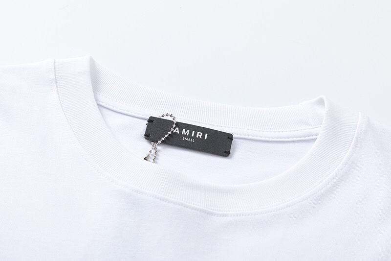 AMIRI 大人気個性がある雰囲気 tシャツ アミパリ激安通販 ロゴプリント シンプル 純綿 トップス 半袖 2色可選_9