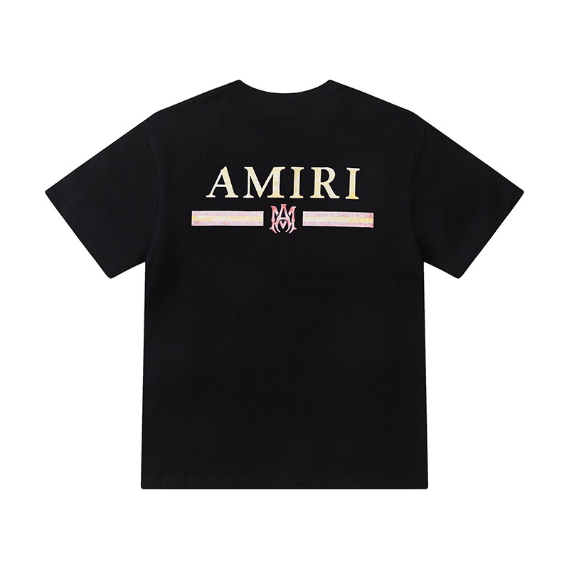 AMIRI 最安値！大人気 tシャツ amiriコピー 半袖 シンプル 純綿 ロゴプリント 夏 トップス 2色可選_4