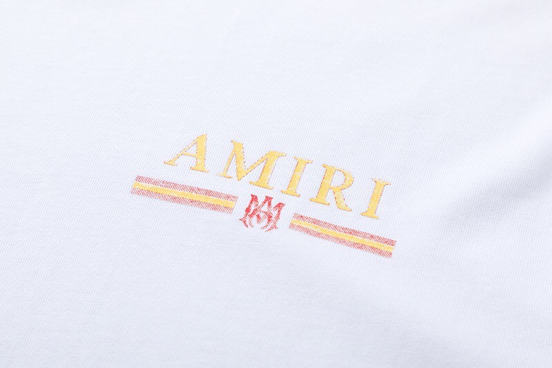 AMIRI 最安値！大人気 tシャツ amiriコピー 半袖 シンプル 純綿 ロゴプリント 夏 トップス 2色可選_7