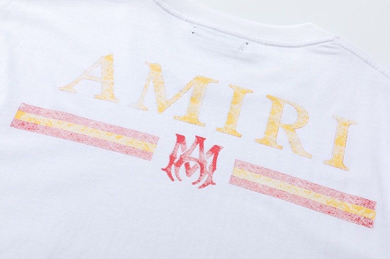 AMIRI 最安値！大人気 tシャツ amiriコピー 半袖 シンプル 純綿 ロゴプリント 夏 トップス 2色可選_9