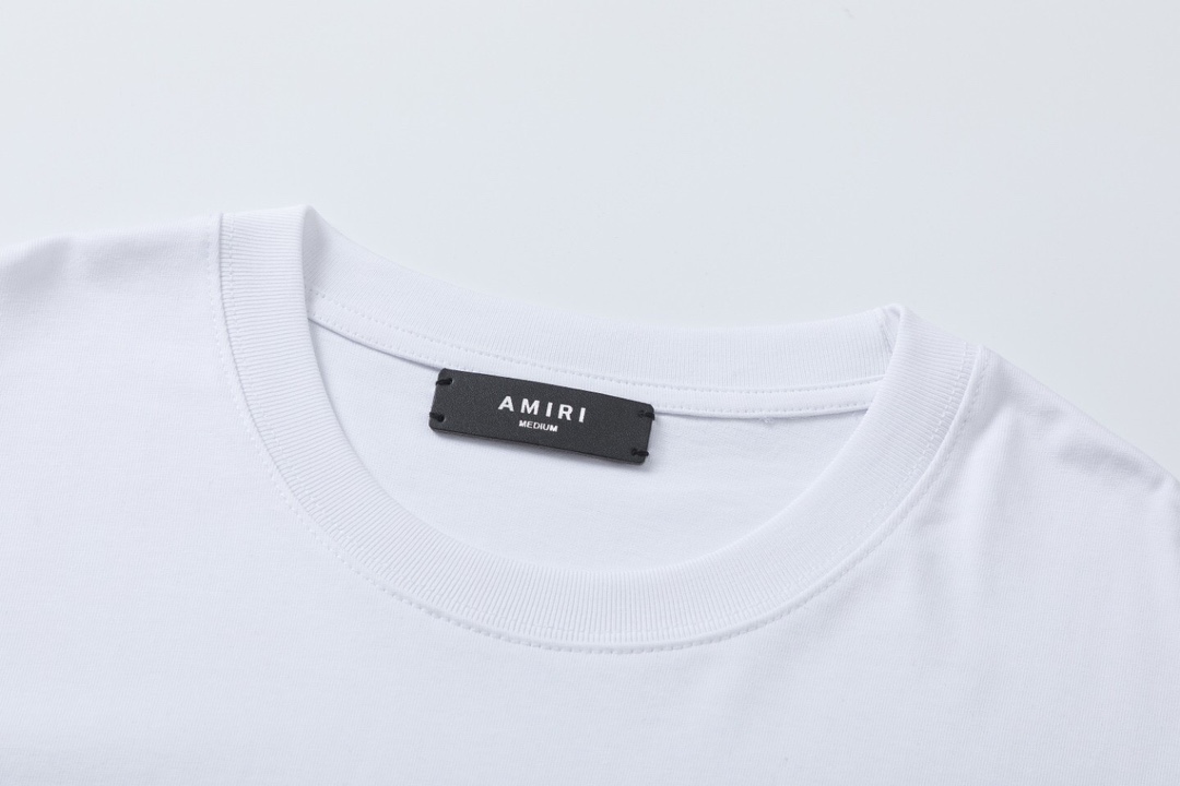 AMIRI 激安大特価最新作の あみり tシャツｎ級品 純綿 トップス LOGOプリント 短袖 柔らかい 快適 2色可選_5