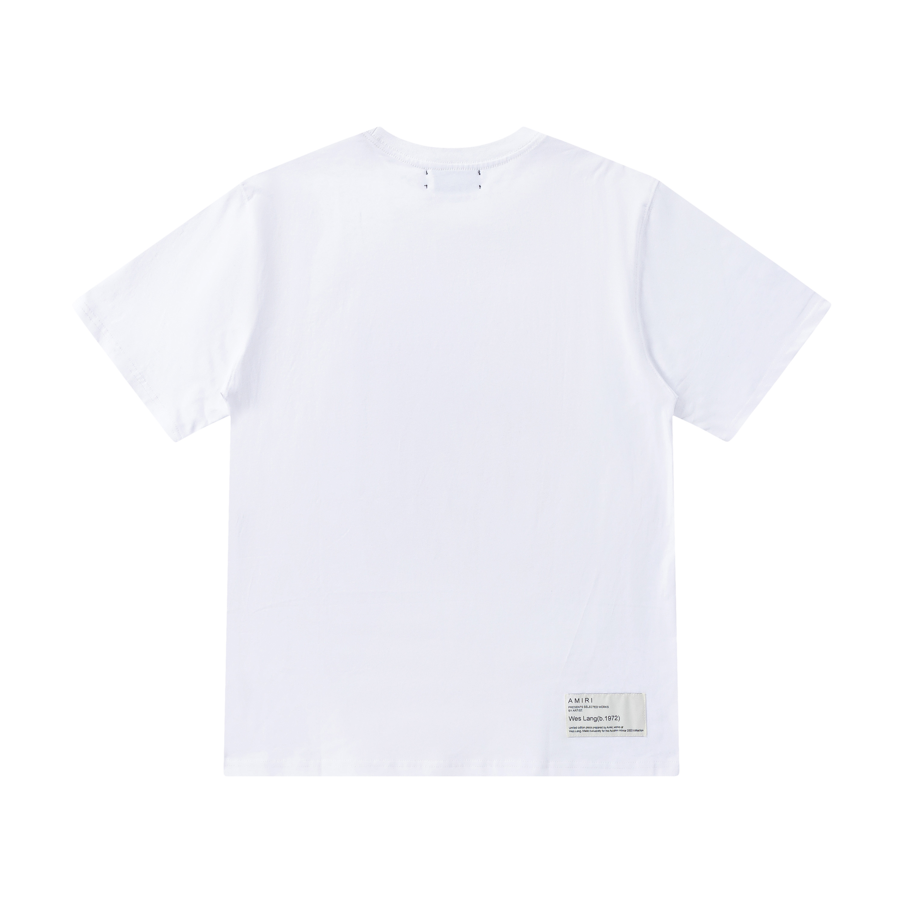 AMIRI 存在感のある tシャツヤーン ミサンガスーパーコピー プリント 純綿 シンプル 快適 トップス  短袖 柔らかい 2色可選_4