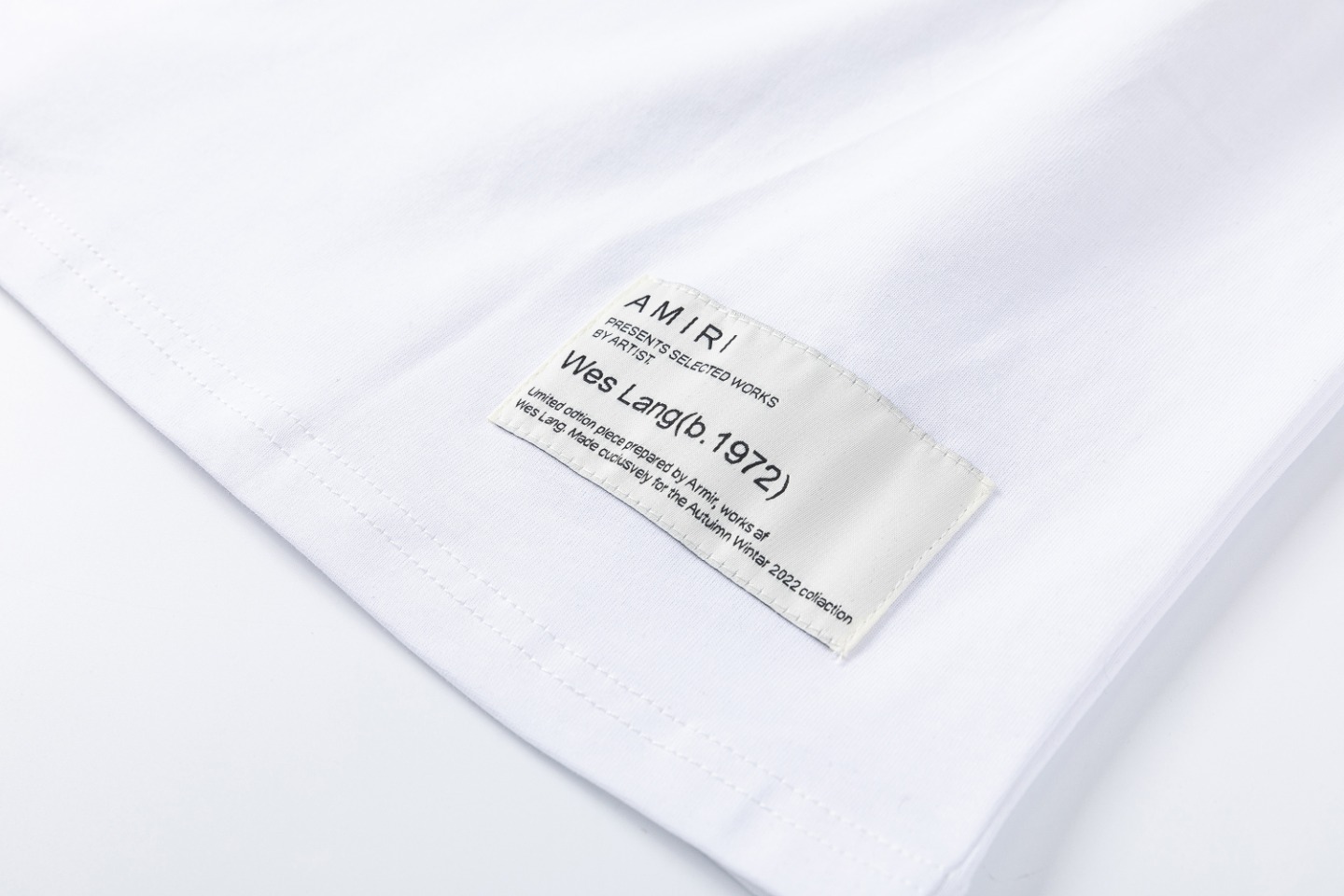 AMIRI 存在感のある tシャツヤーン ミサンガスーパーコピー プリント 純綿 シンプル 快適 トップス  短袖 柔らかい 2色可選_7