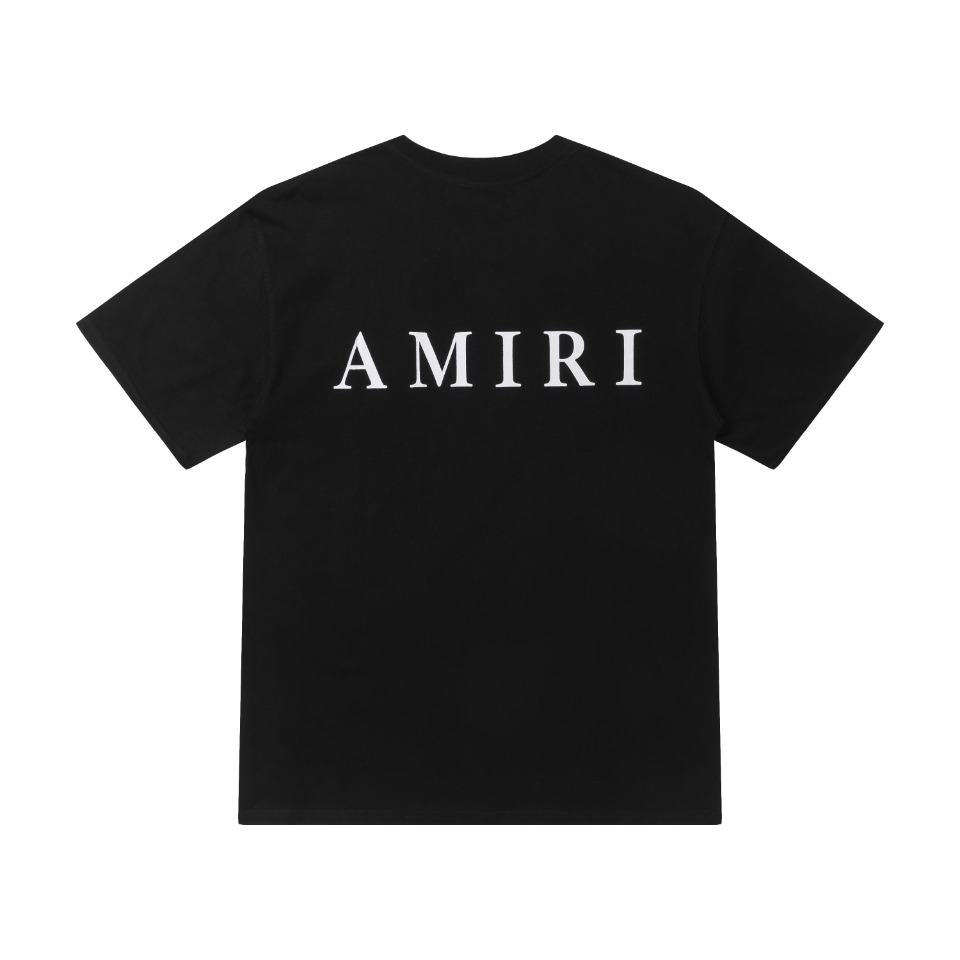 AMIRI 爆買い品質保証 tシャツ 3dモデルスーパーコピー 半袖 柔らかい プリント 純綿 ファッション トップス  2色可選_3