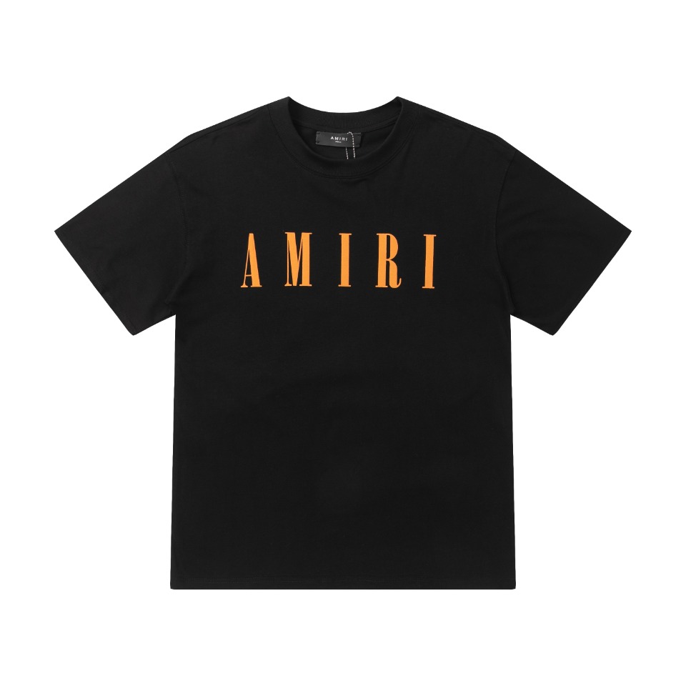 AMIRI 赤字超特価2024 tシャツ アミｎ級品 半袖 柔らかい プリント 純綿 品質保証 カラフル トップス メンズ 2色可選_3
