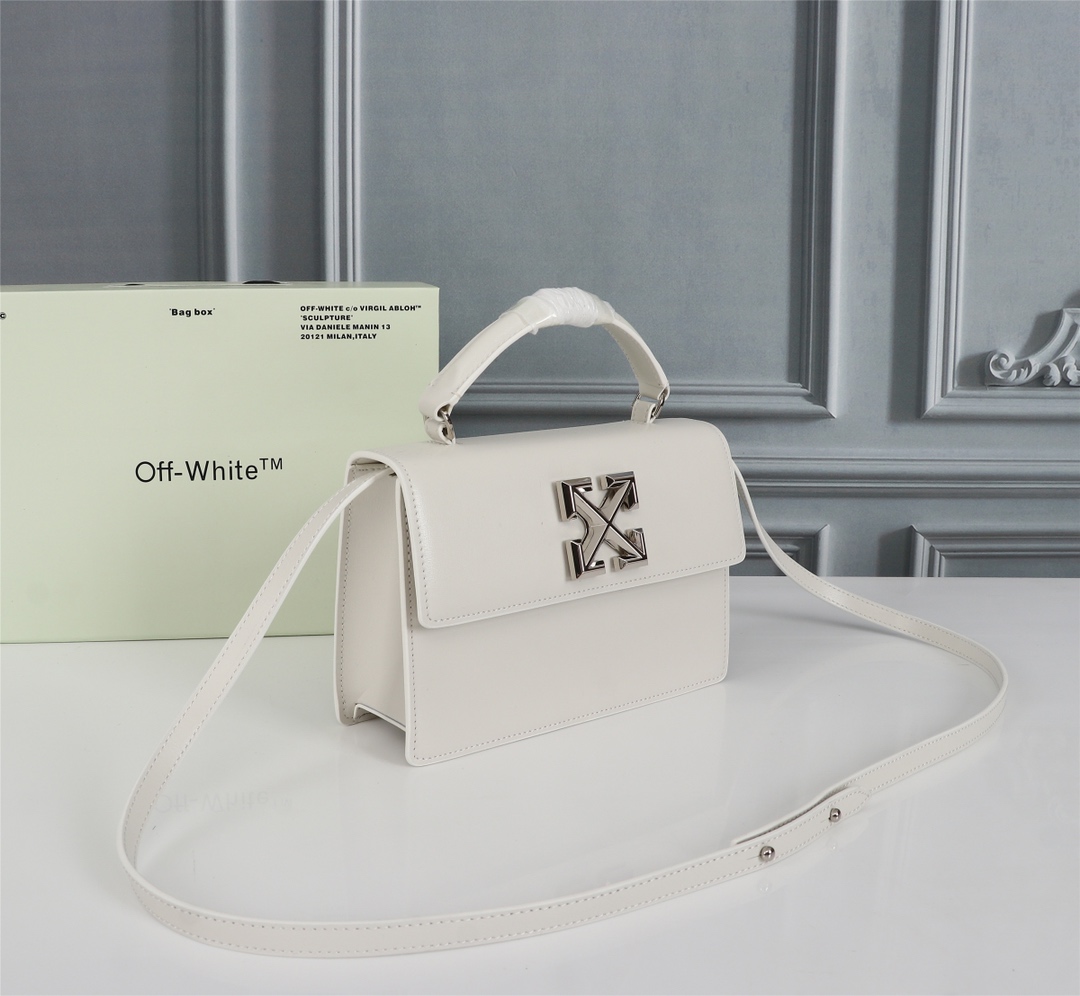 OFFWHITEバッグ オフホワイトＮ級品 2024新登場の バッグ 防水 斜めがけバッグ ファッション 女性 ホワイト_2