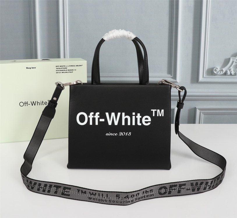 OFFWHITEバッグ オフホワイトＮ級品 シンプル 人気定番豊富な斜め掛けバッグ 持ちバッグ プリント レディース ブラック_1
