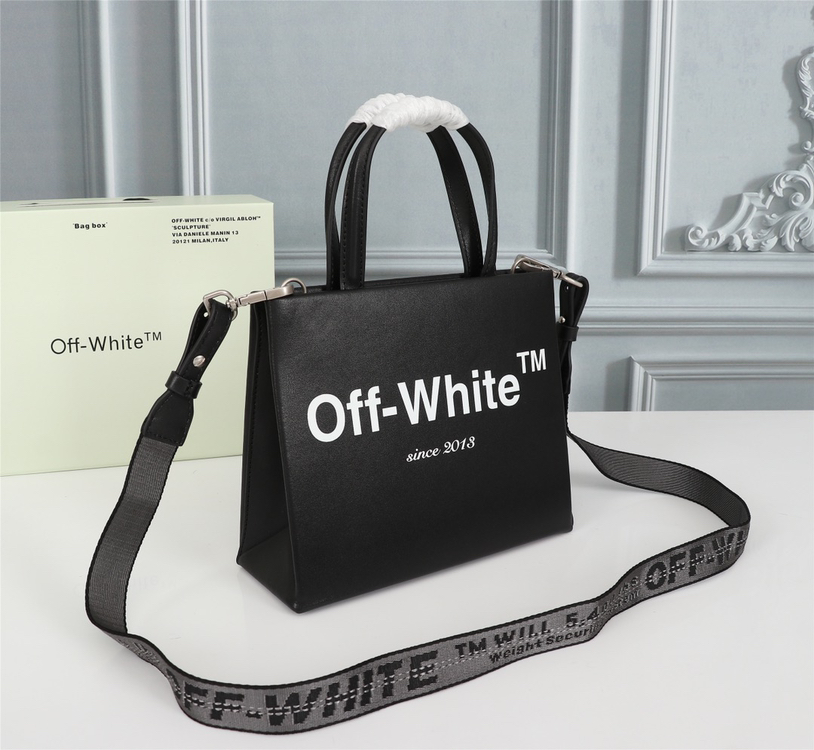 OFFWHITEバッグ オフホワイトＮ級品 シンプル 人気定番豊富な斜め掛けバッグ 持ちバッグ プリント レディース ブラック_2