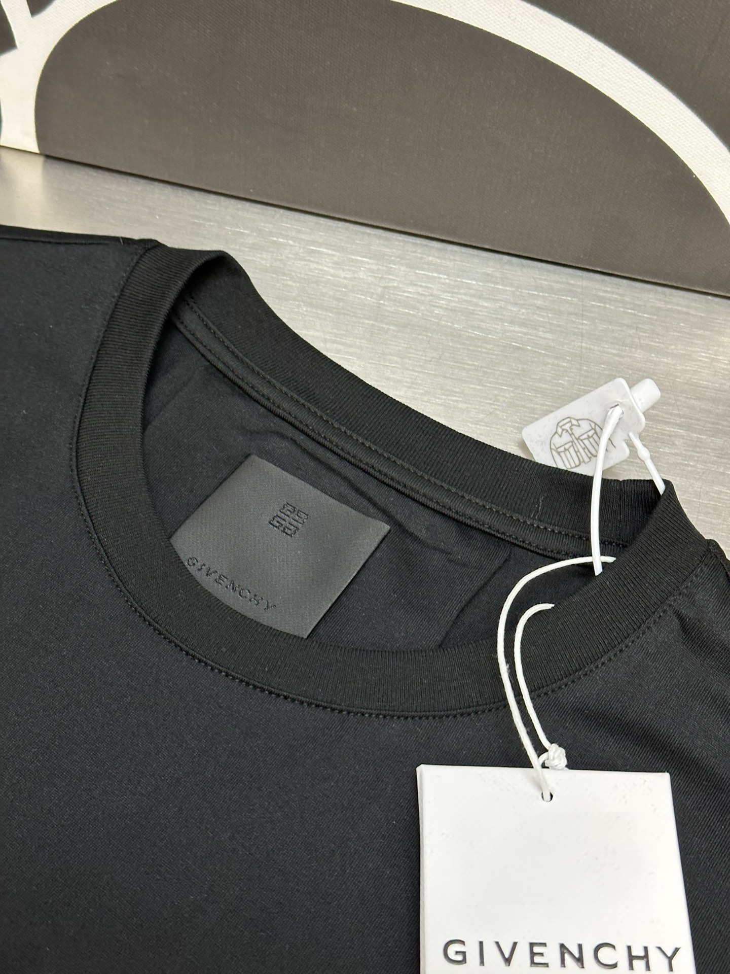 爽やかな ジバンシィ シャツＮ級品 純綿 トップス ロゴプリント 短袖Tシャツ 人気品 シンプル ブラック_5