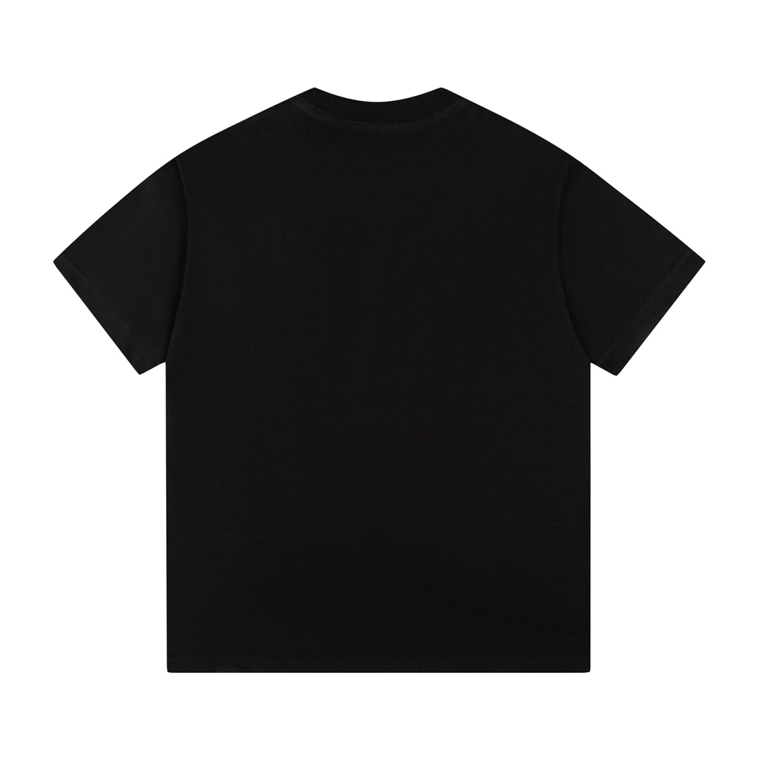 ディオールtシャツＮ級品 純綿 トップス tシャツ 春夏新品 シンプル 通気性いい 半袖 ファッション ブラック_3