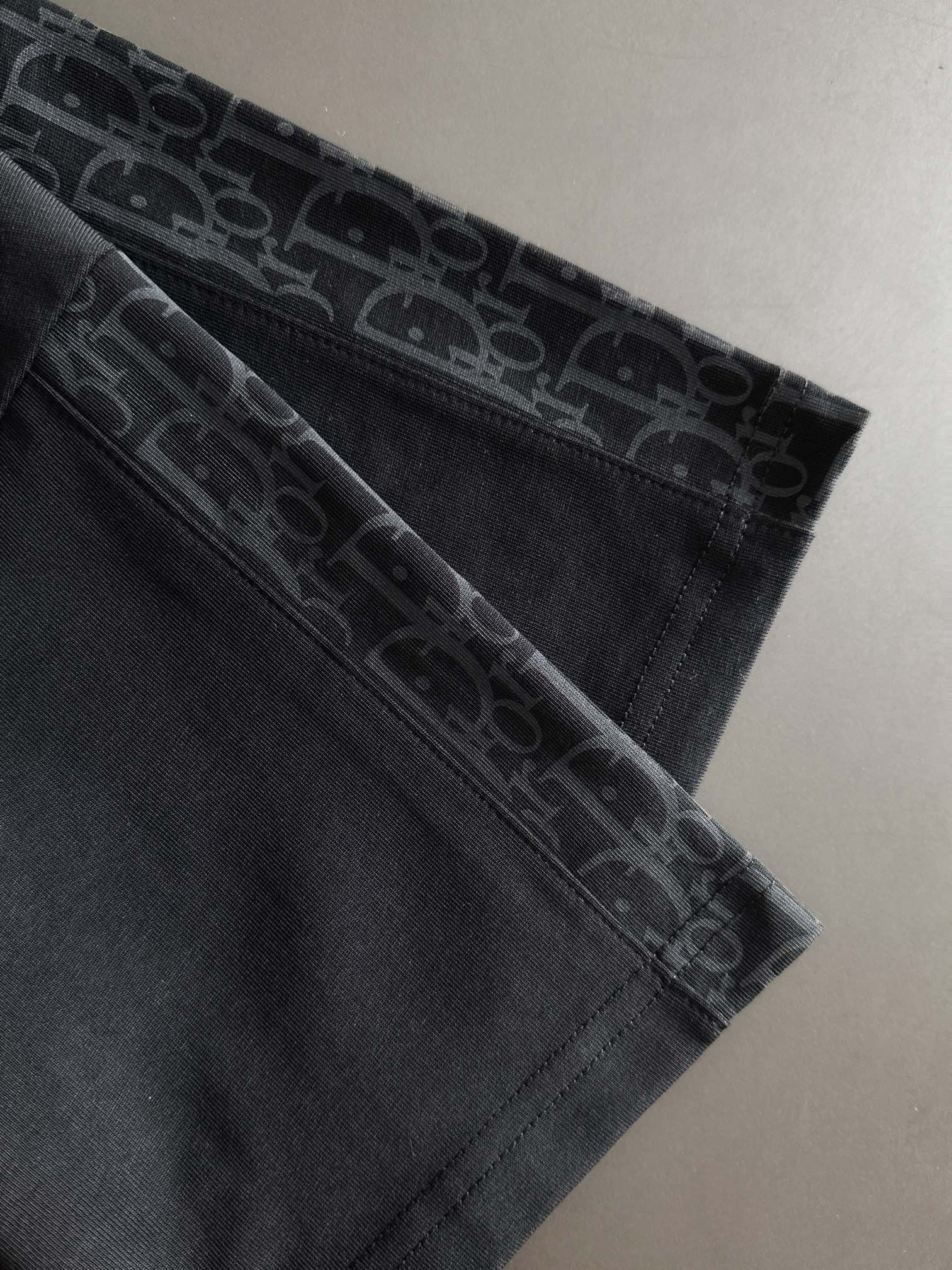 爆買い大得価 ディオール tシャツ激安通販 短袖 品質保証 トップス 純綿 シンプル 人気新品 柔らかい ブラック_3