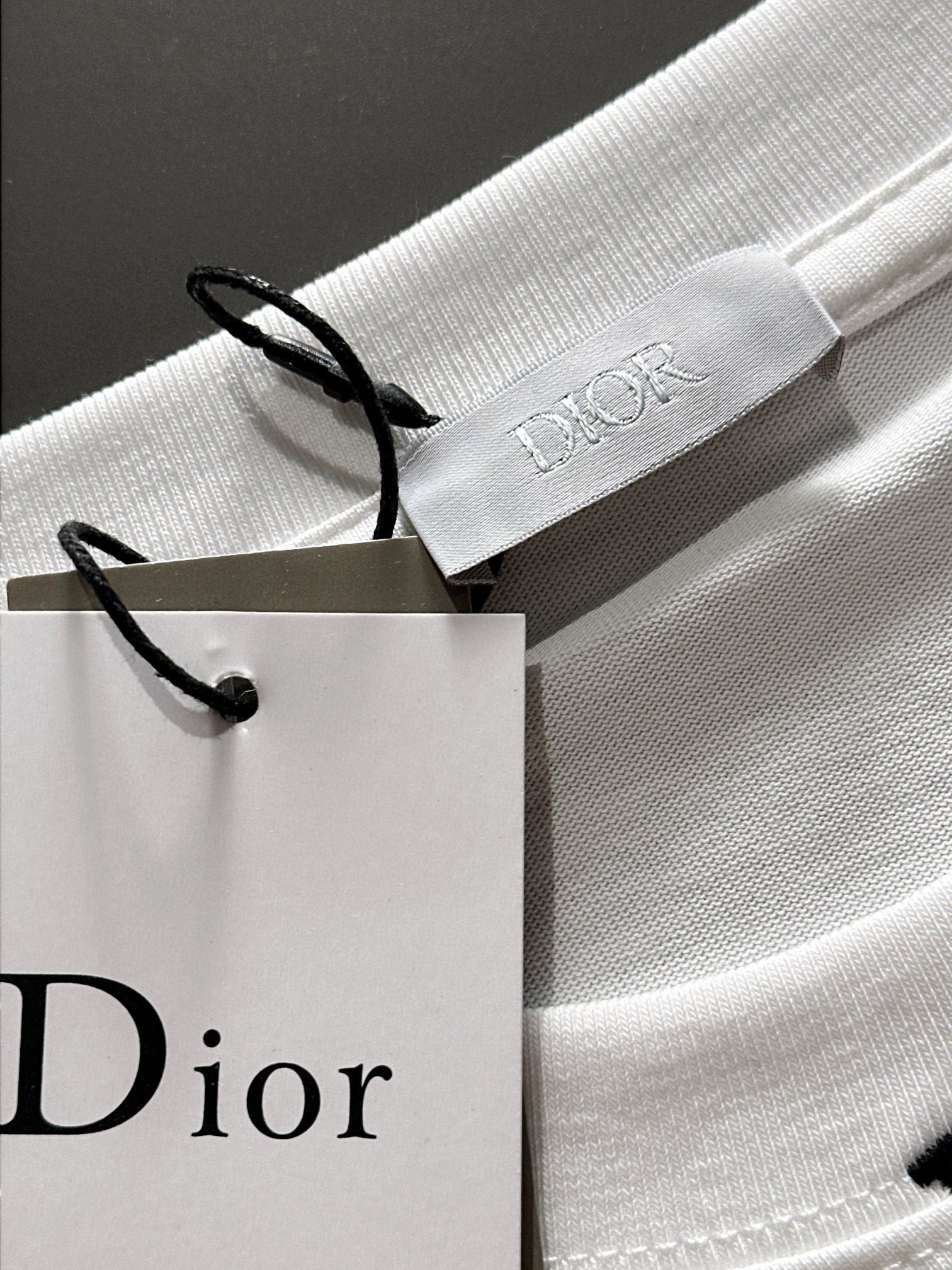 お買い得豊富な diorのtシャツ激安通販 短袖 トップス 純綿tシャツ シンプル 人気 ホワイト_5