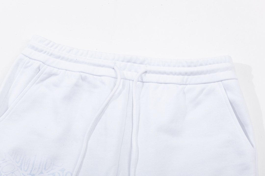 ディオール パンツ レディースＮ級品 五分丈 純綿 ズボン ショットパンツ 柔らかい 通気性いい ゆったり ホワイト_2