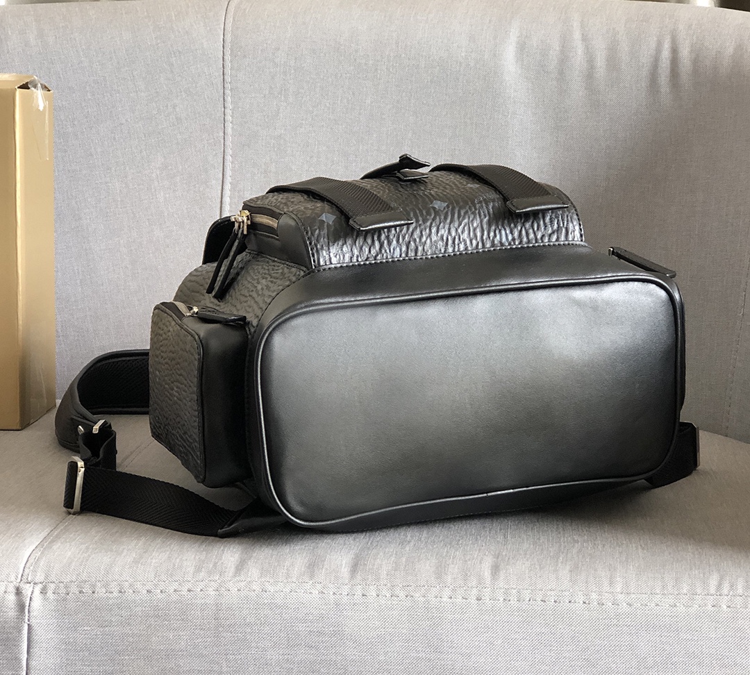 mcm ハンドバッグＮ級品 旅行バッグ バックバッグ 大容量 ファッション 快適 日常用 シンプル ブラック_5
