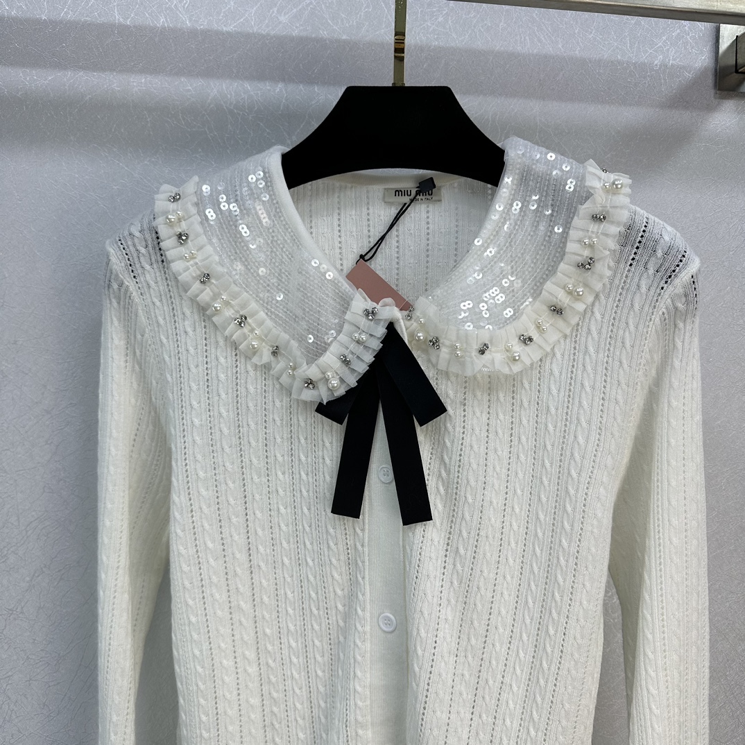miumiuセーター激安通販 トップス ニット 長袖 シンプル 暖かい 柔らかい 超激得品質保証 2色可選_8