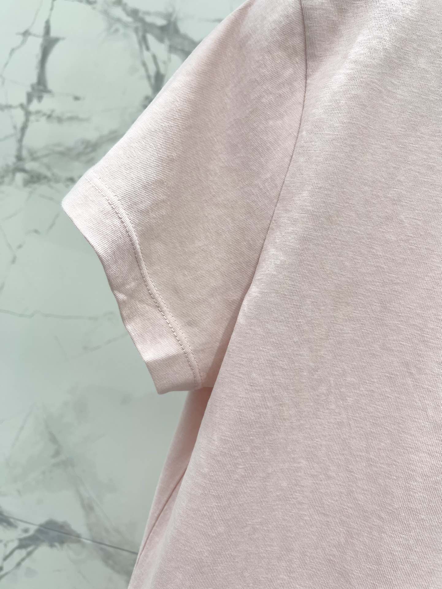 赤字超特価2024 miumiu シャツ メンズ激安通販 純綿 人気 シンプル 短袖 トップス ロゴプリント 薄い ピンク_6