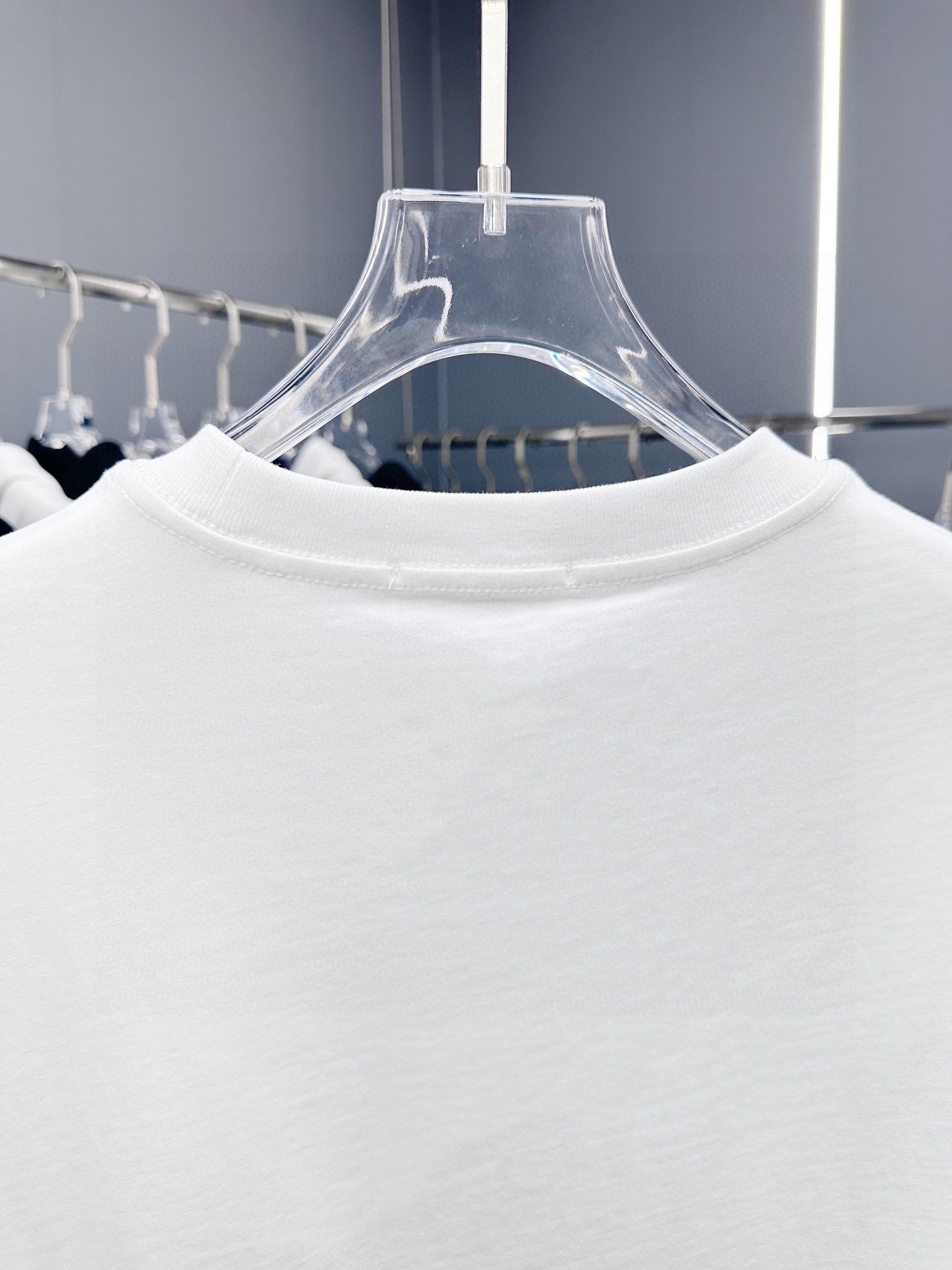 人気セールHOT ロエベ 本物かどうかコピー 純綿 トップス ロゴプリント 柔らかい ファッション 半袖 Tシャツ ホワイト_5