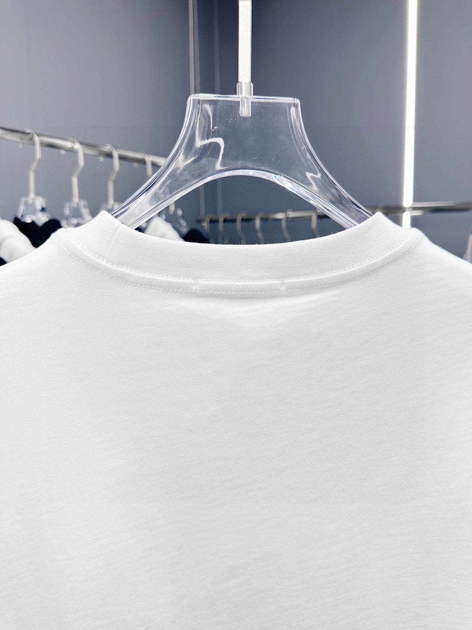 人気定番豊富な ロエベ 素材激安通販 純綿 トップス ロゴプリント 柔らかい ファッション 半袖 Tシャツ ホワイト_5
