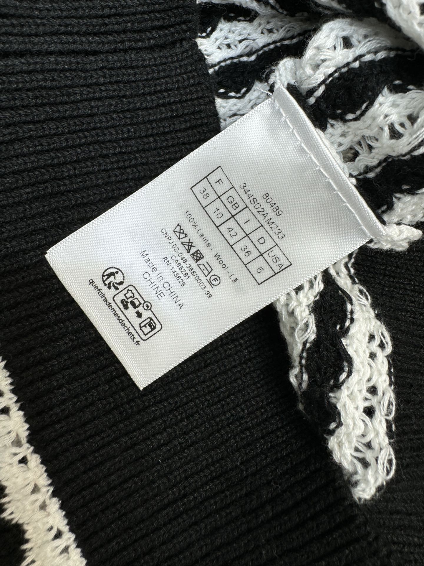 爆買い品質保証 ディオールアウターコピー トップス 短袖 柔らかい ファッション 縞模様 襟 シンプル ブラック_9