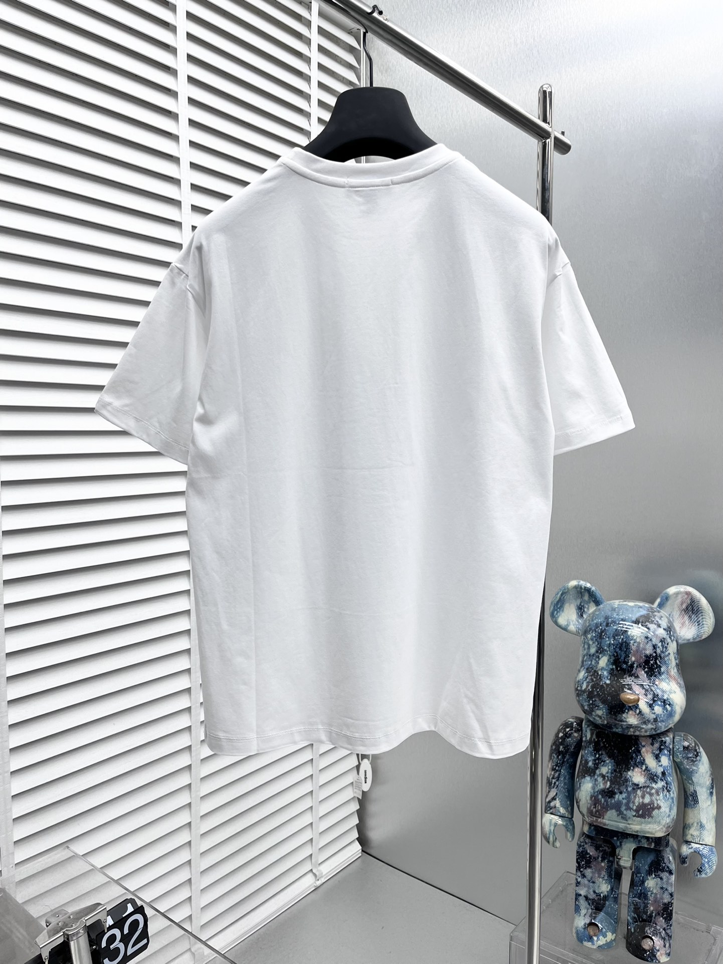 dior ミディシャツドレスコピー シンプル 半袖 トップス 純綿 ファッション ロゴプリント 柔らかい ホワイト_2