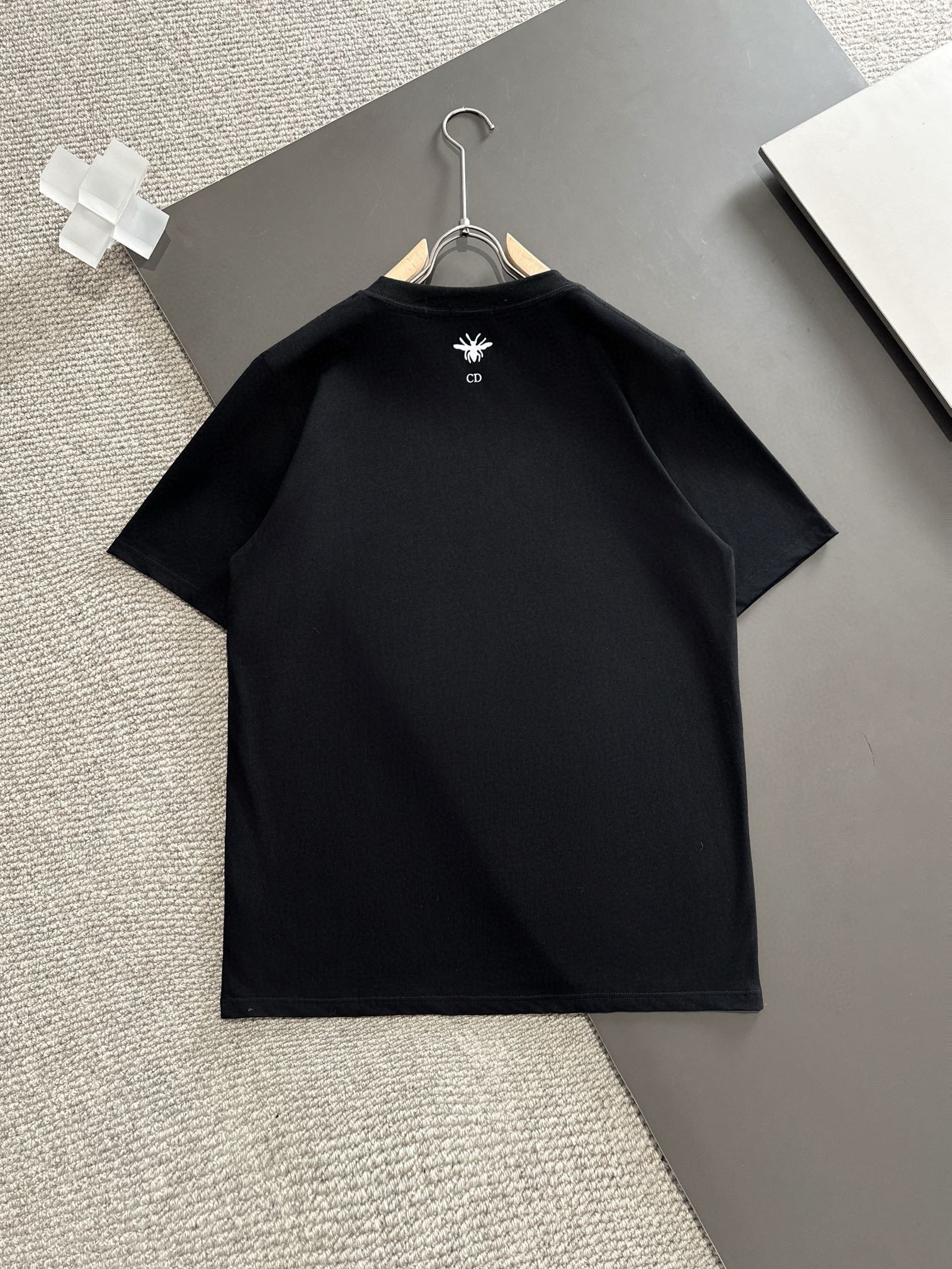 dior レディース tシャツスーパーコピー トップス 柔らかい 半袖 ランニング 純綿 プリント ファッション ブラック_7