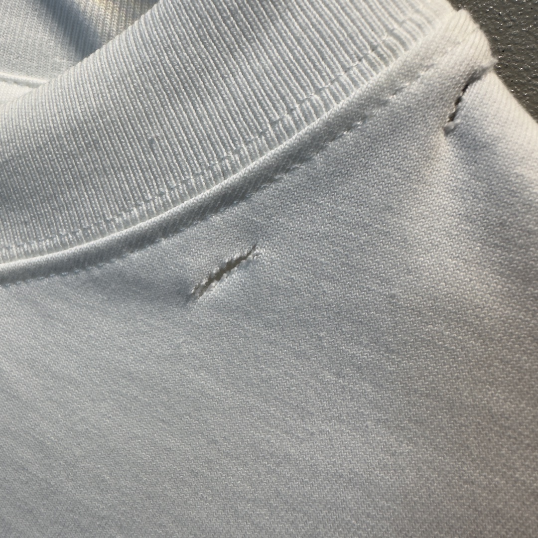 華やかに演出する diorのtシャツ激安通販 トップス 柔らかい 純綿 短袖 カラフル 丸首 ファッション ホワイト_3